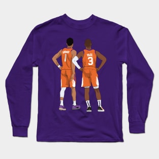 Devin Booker & Chris Paul Phoenix Basketball Long Sleeve T-Shirt